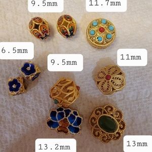 Cloisonne loose beads